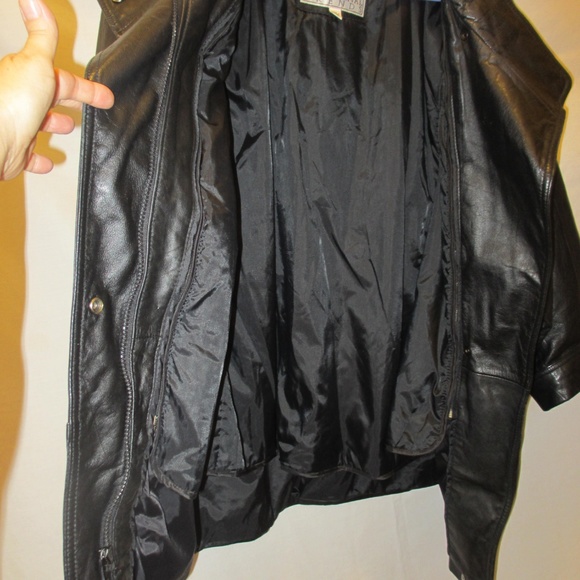 JACKET COAT LEATHER WOMEN THERMAL INSULATION M - Picture 4 of 8